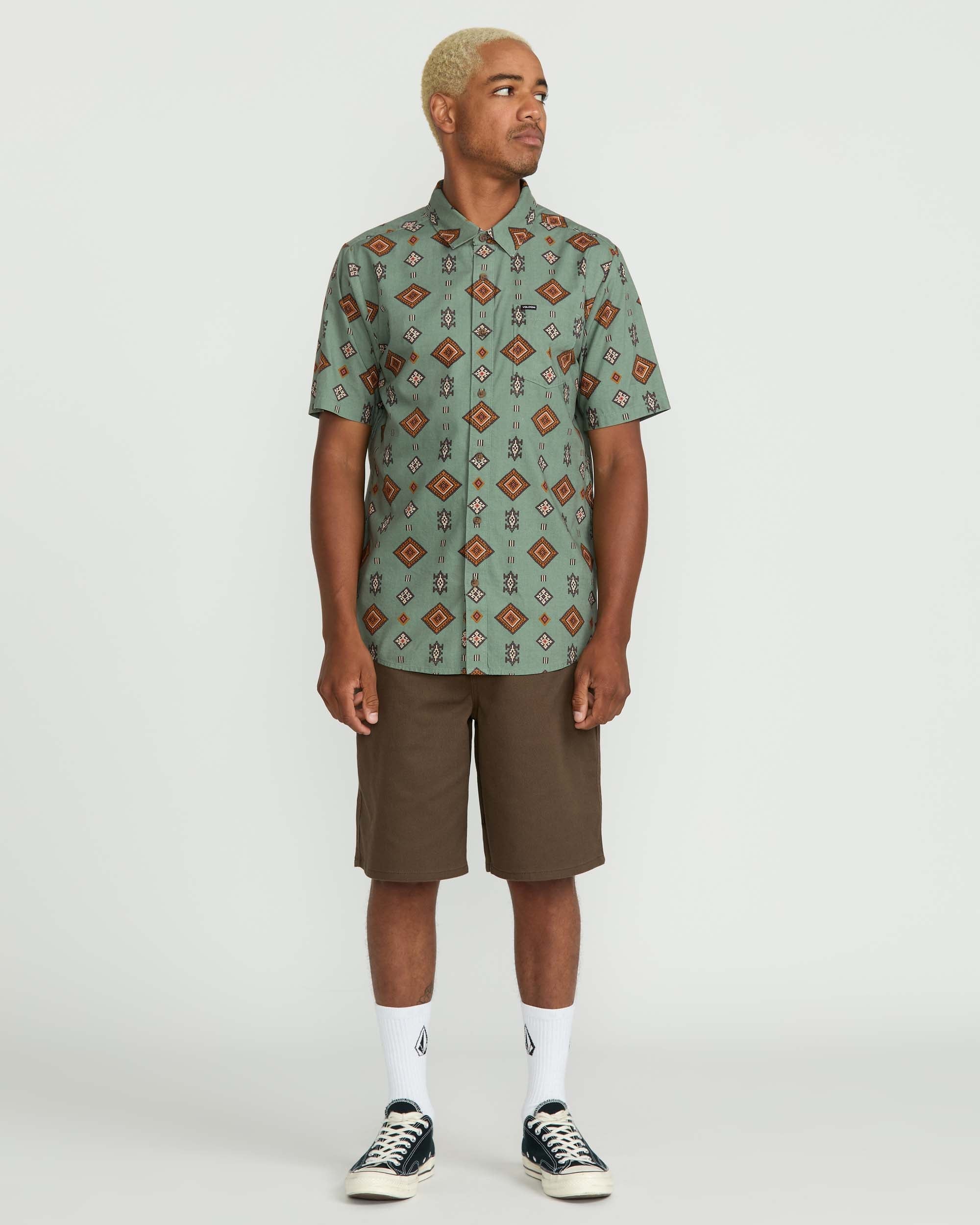 Men's Desert Dobby Short Sleeve Shirt - Image 3
