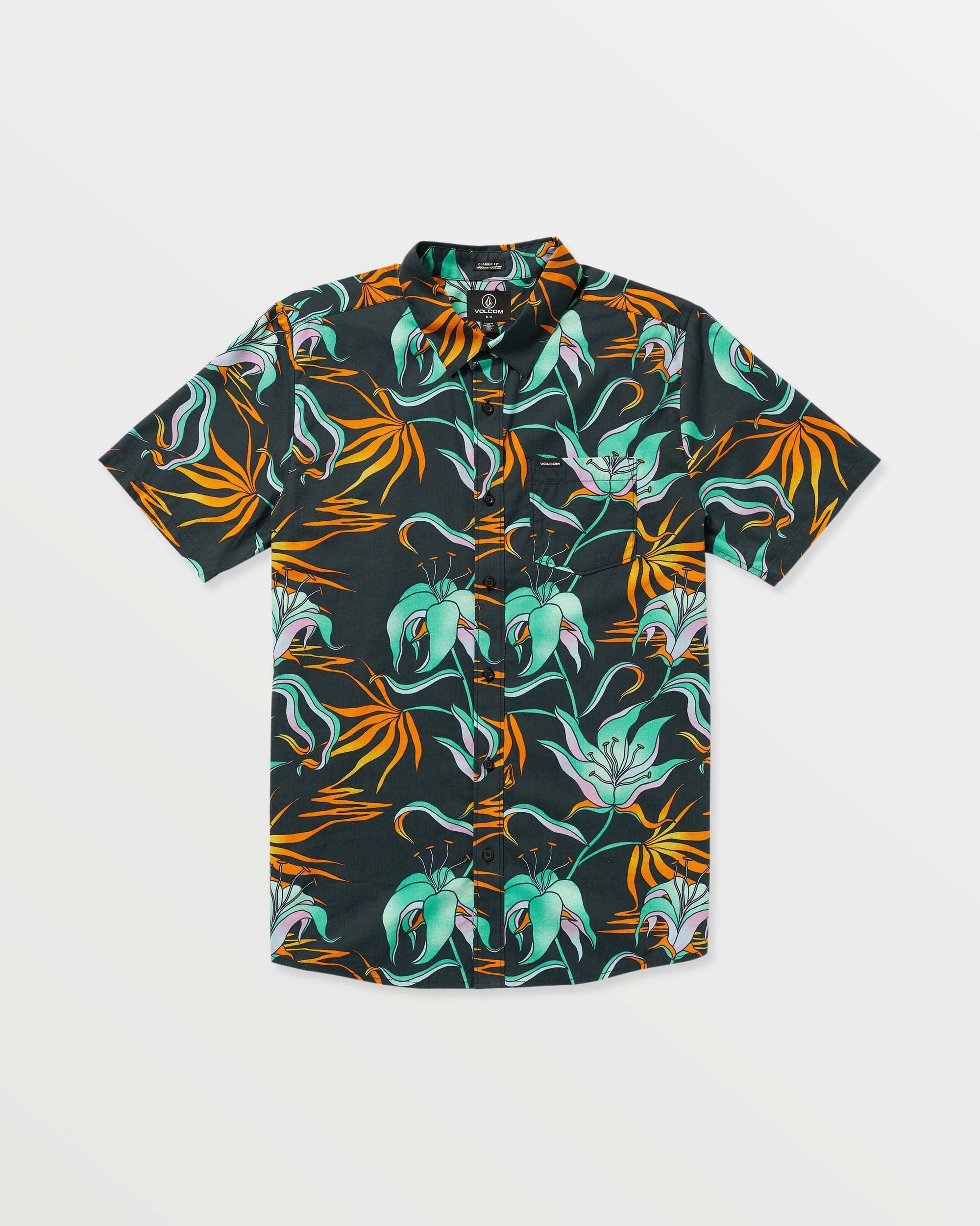 Men's Brainmelter Floral Short Sleeve Shirt - Image 4