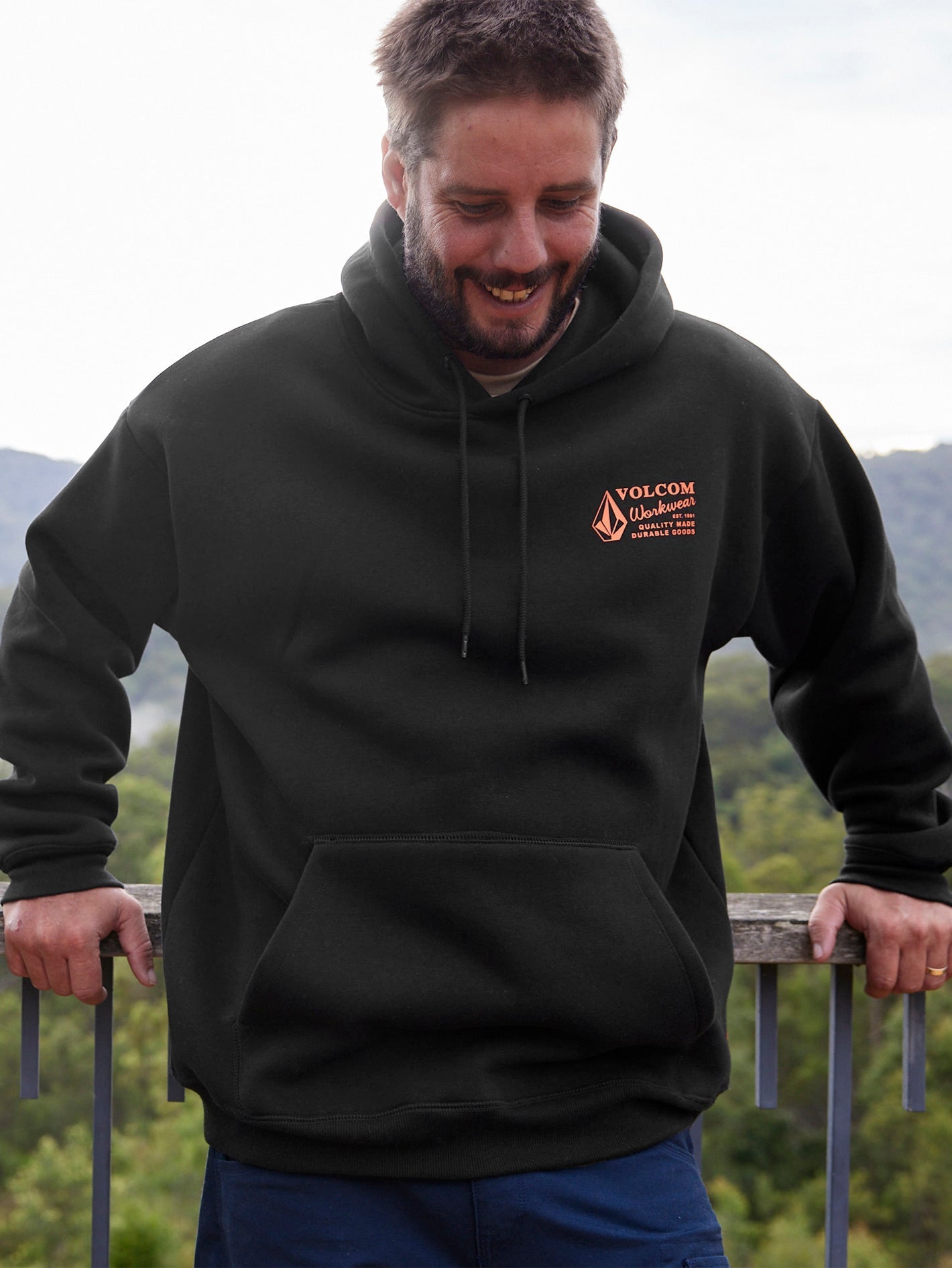 Men's Volcom Workwear Pullover Hoodie - Image 10