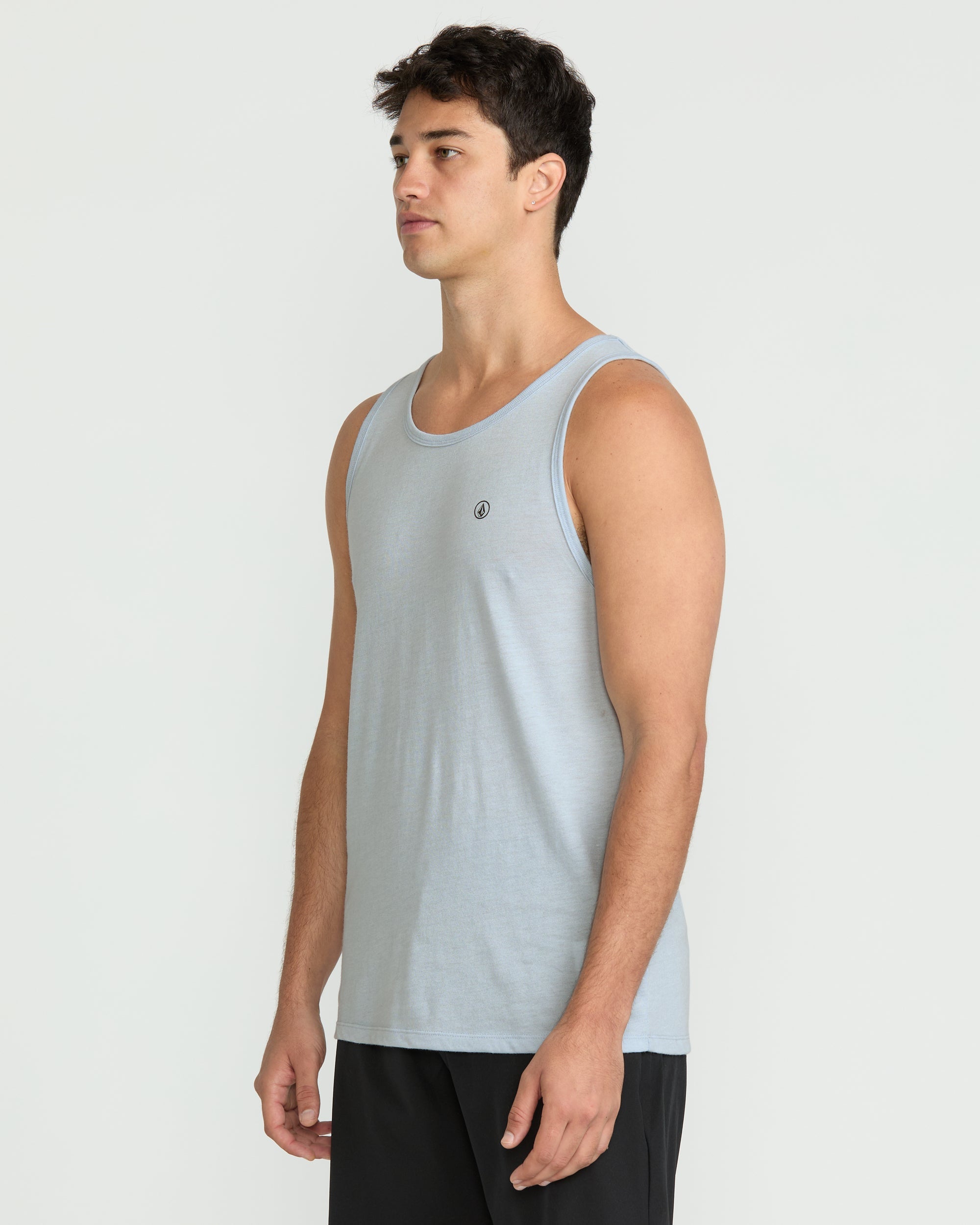 Men's Solid Heather Tank - Image 3