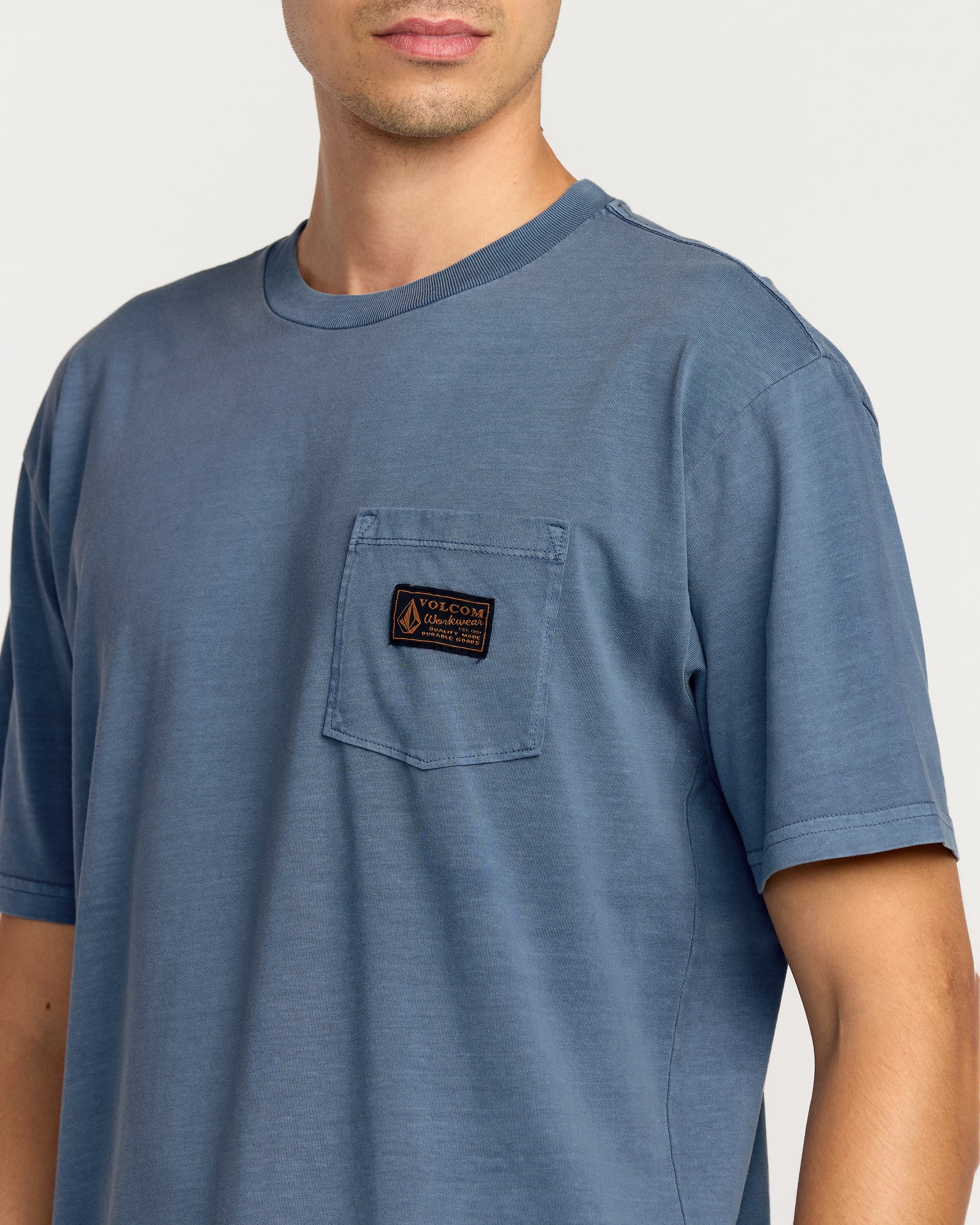 Men's Workwear Certified Pocket Short Sleeve Tee - Image 3