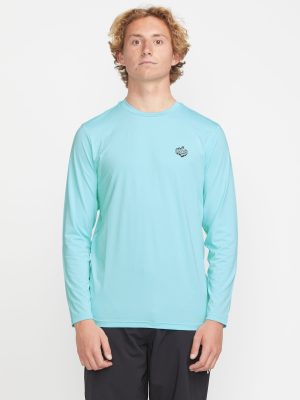 Men's Oval Track Loose Long Sleeve Surf Tee