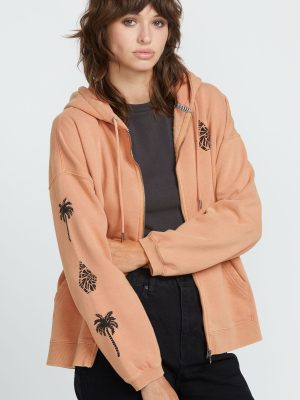 Women's Stone Art Up Zip