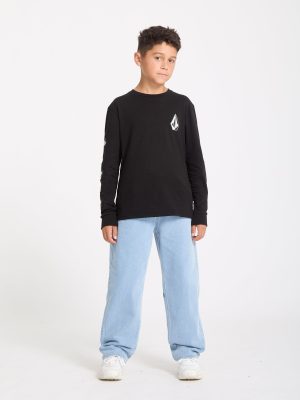 Kids' Iconic Stone Gid Long Sleeve Tee