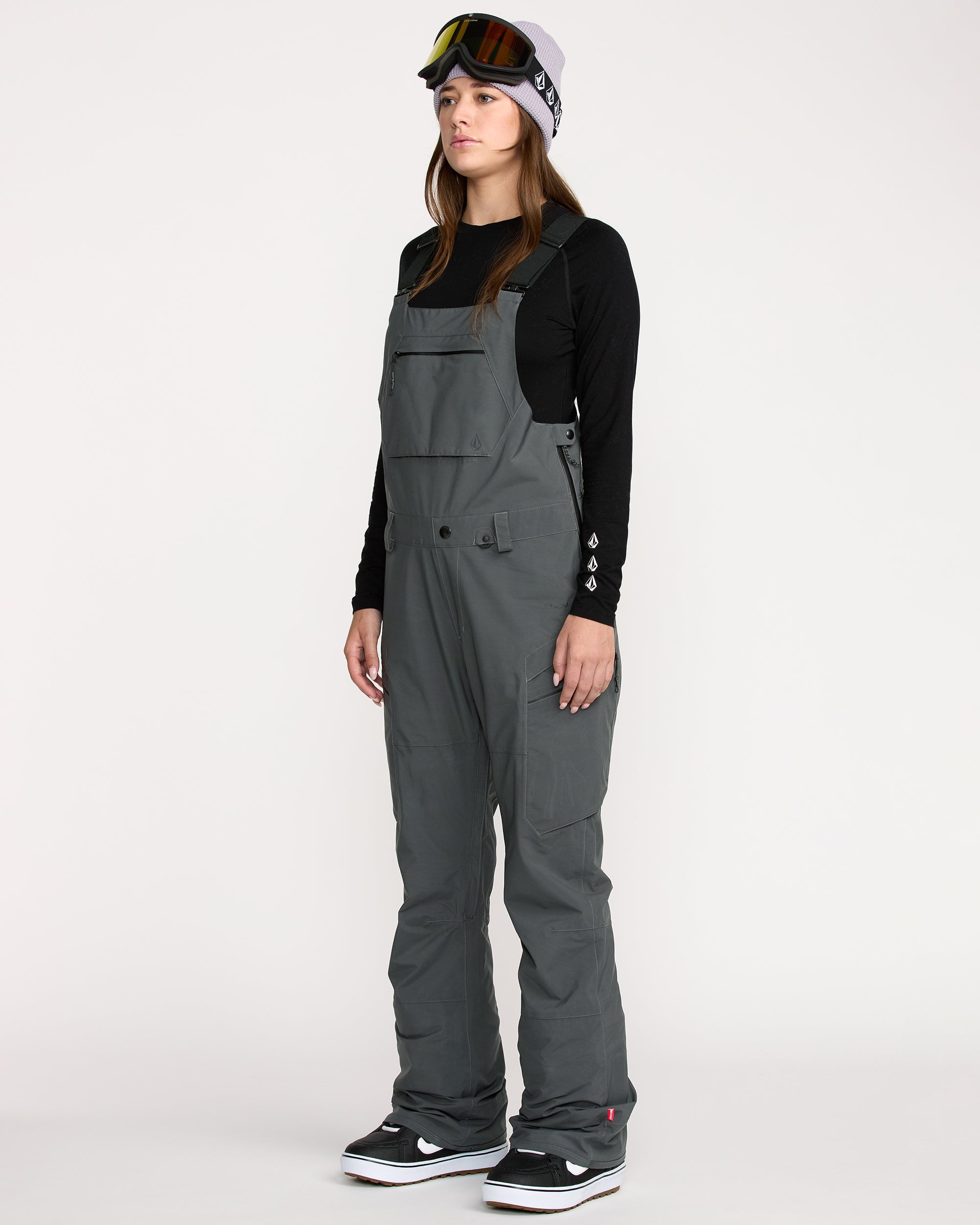 Women's Ash Stretch Gore Bib Overall - Image 2